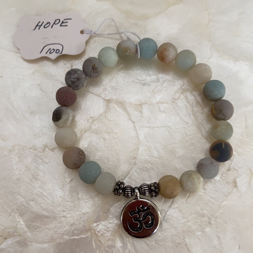 🦋Genuine Frosted Amazonite Bracelet